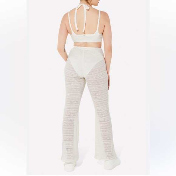 Yitty off white knit flare leg jumpsuit, size 1X, NWT. - Picture 3 of 16
